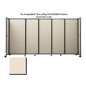   Portable Partition, Sand Fabric, 4 high x 113 long Office