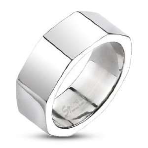   Steel Octagonal Band Ring   Size 11 West Coast Jewelry Jewelry
