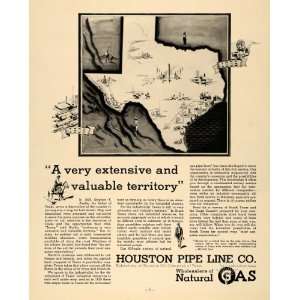   Line Gas Oil Stephen Austin Texas   Original Print Ad