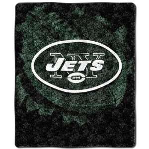  NFL New York Jets SHERPA 50x60 Throw Blanket Sports 