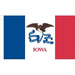  Allied Flag Outdoor Nylon State Flag, Iowa, 5 Foot by 8 