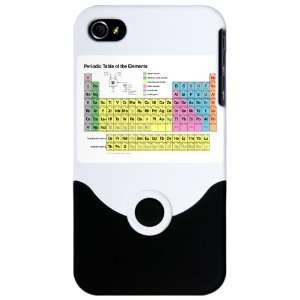  iPhone 4 or 4S Slider Case White Periodic Table of 