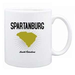 New  Spartanburg Usa State   Star Light  South Carolina Mug Usa City 