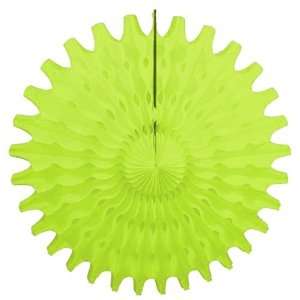  Lime Green Tissue Fan
