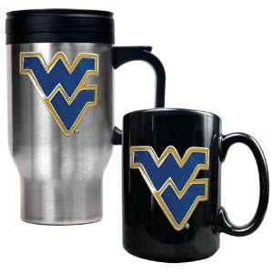  West Virginia Mountaineers NCAA Stainless Travel Mug And 