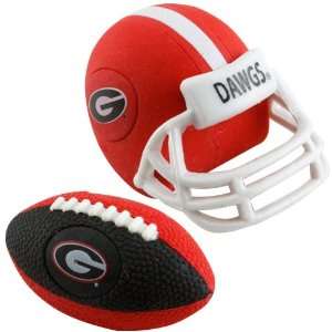 Georgia Bulldogs Separating Ball & Helmet Erasers Sports 