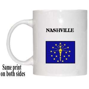    US State Flag   NASHVILLE, Indiana (IN) Mug 