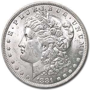  1881 O Morgan Silver Dollar **RARE GEM** Brilliant 