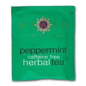 Stash Peppermint Herbal  10 Teabags  Grocery & Gourmet 