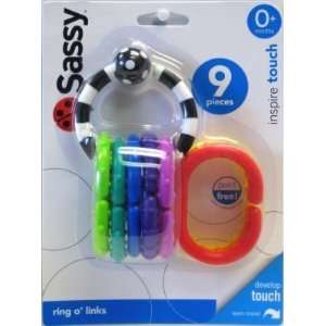    Sassy Ring O Links Rattle Developmental Toy (3 Pack) Baby