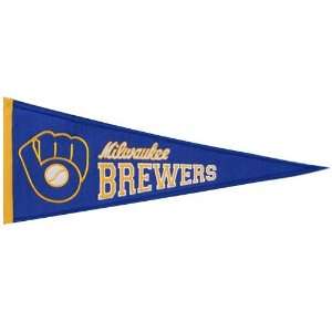  Milwaukee Brewers Medium Sized Wool Traditions Pennant 