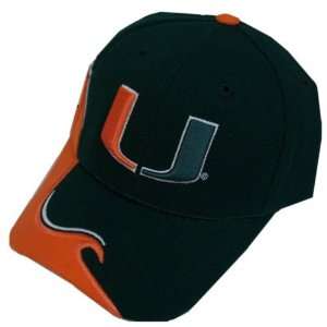  Miami Hurricanes Green Crest Hat