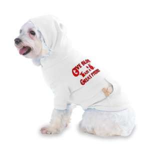 Give Blood Tease a Great Pyrenees Hooded (Hoody) T Shirt with pocket 