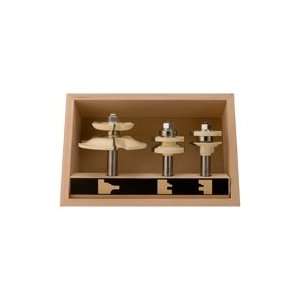   Ogee Raised Panel Router Bit With Ogee Stile & Rail Cutters   3 PC Set