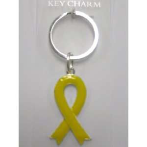  Support Our Troops Yellow Ribbon Keychain 