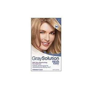  Clairol Nice N Easy Gray Solution #8g Medium Golden Blonde 