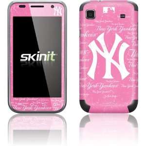  New York Yankees   Pink Cap Logo Blast skin for Samsung 