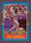1987 Donruss Highlights DARRYL STRAWBERRY #49 New York Mets