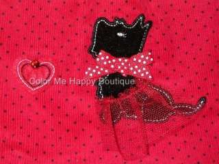 BEAUTIFUL red and black jumper dress & top 2pc set for your toddler 