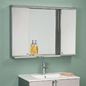  Stainless Steel Medicine Cabinets with Mirror   Polished Stainless 