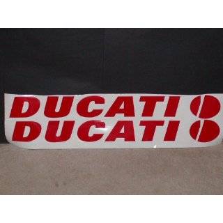  (2) 6 Ducati Decals Stickers   DUCATI 1098 SUPERBIKE 999 