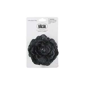  Black Rose Pin/Salon Clip   1 pc,(Halsa) Health 