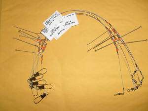 RIGS   Top & Bottom Rigs   Wire Leader 12 PCS.  