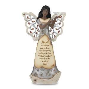 African American With Sympathy Angel