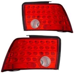    1999 2004 Ford Mustang KS LED Red/Clear Tail Lights Automotive
