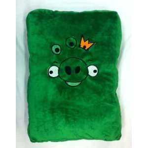 Angry Bird Green Pig Soft Plush Pillow Approx 15