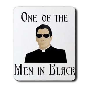 Men in Black Church Mousepad by   Sports 