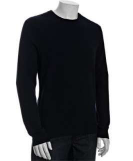 Harrison navy cashmere crewneck sweater  