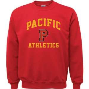  Pacific Boxers Red Youth Athletics Arch Crewneck 