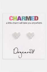 Dogeared Charmed   Heart Stud Earrings $36.00