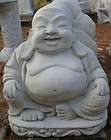 HUGE SITTING LONG EARRED BUDDHA GRAY CONCRETE CEMENT ZEN STATUE