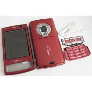  NEW Full Housing For NOKIA N95 8GB 8G Red & NEW keypad 