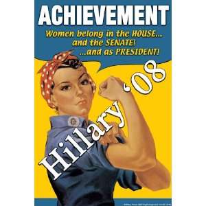  Achievement   Hillary 08 20x30 Poster Paper