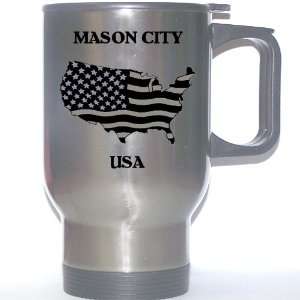  US Flag   Mason City, Iowa (IA) Stainless Steel Mug 