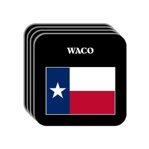 US State Flag   WACO, Texas (TX) Set of 4 Mini Mousepad 