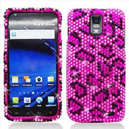 Purple Zebra Bling Hard Case Cover for Samsung Galaxy S 2 II Skyrocket 