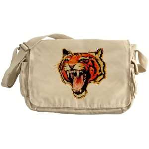  Khaki Messenger Bag Wild Tiger 