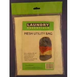  Mesh Utility White Laundry Bags 36 x 24  THREE PACKS 