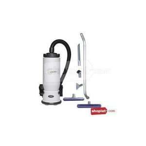  Backpack Vacuum, 4 Level Filtration,9 Lbs., Gray   928 