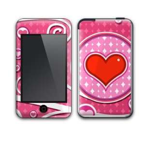  Heart Twirl Design Decal Protective Skin Sticker for Apple 