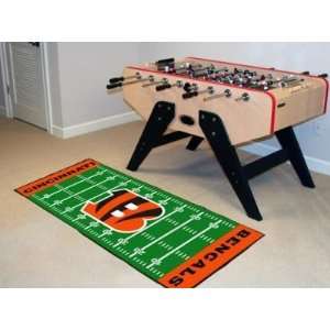  Cincinnati Bengals Football Field Runner Area Rug/Carpet 
