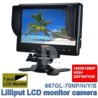 LILLIPUT 7 LCD Monitor with HDMI & YPbPr Input x1