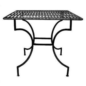  Pangaea FM C4125 Easy to Assemble Iron Square Table Patio 