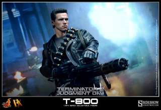 SIDESHOW HOT TOYS T 800 TERMINATOR 2 JUDGEMENT DAY DX SIXTH SCALE 12 