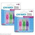 Dymo Pink Caption Label Maker Embosser + 3 Changeable Wheels Tape 