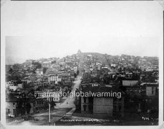 Photo 1890s San Francisco California Greenwich Street  